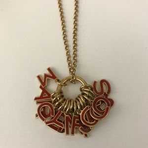Marc by Marc Jacobs Letter Charm Necklace